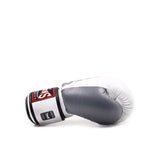 Twins Special BGVL 8 Boxhandschuhe - Echt Leder - Weiß / Grau