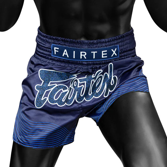 Fairtex BS1930 Muay Thai Shorts - Blue Ocean - Blau