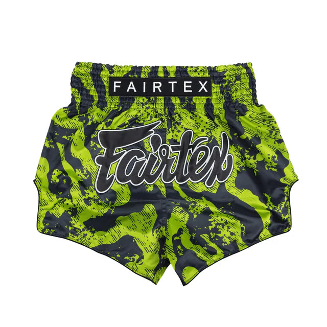 Fairtex Muay Thai Shorts - BS1955 Raptor - grün / schwarz