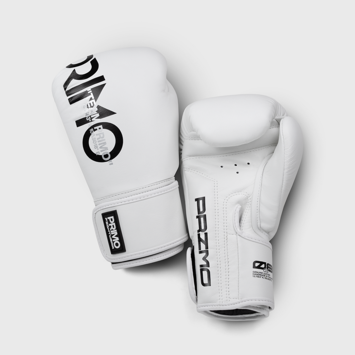 Primo Mamba Series Boxhandschuhe - Echt Leder - Weiß