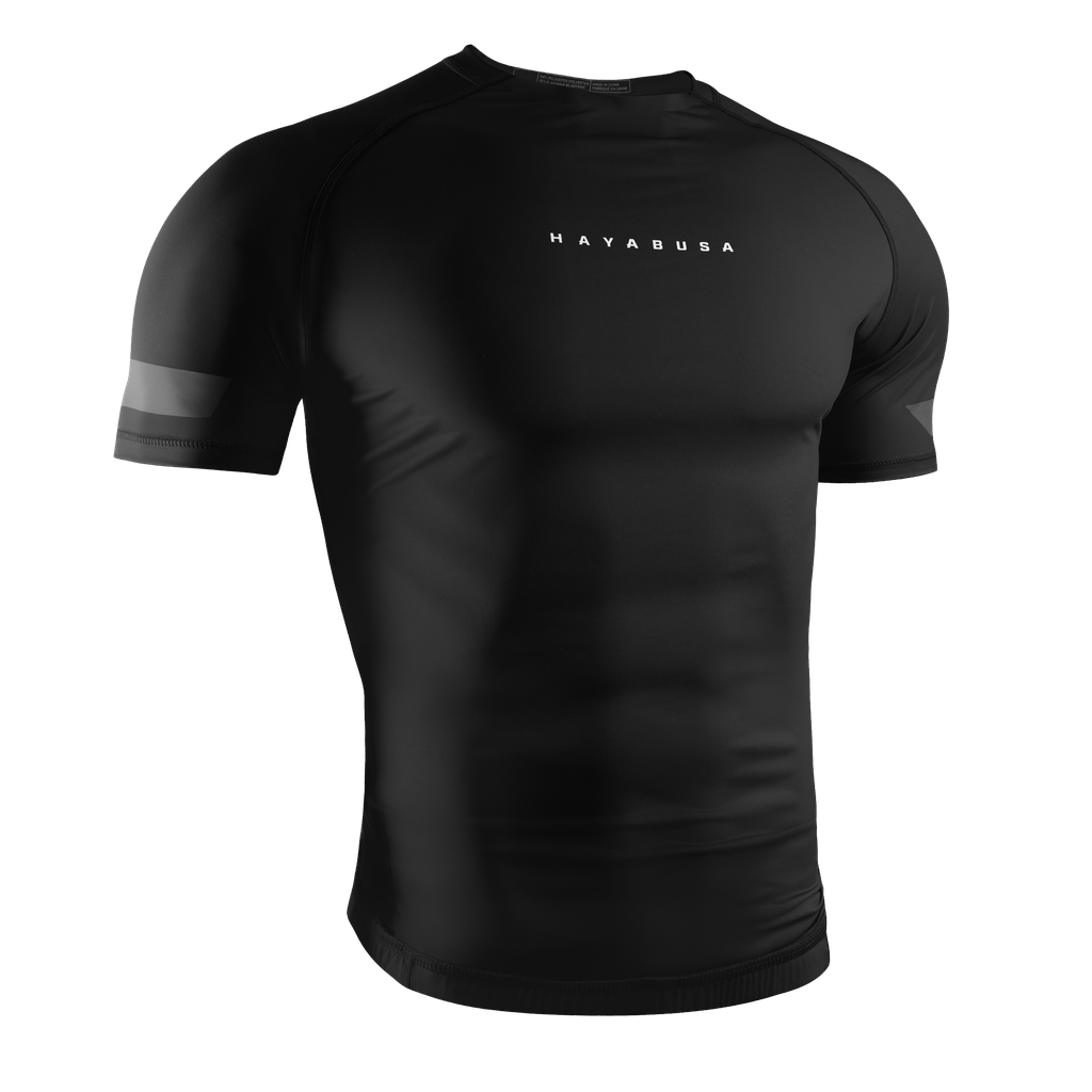 Hayabusa Core Kurzarm Rashguard für Herren - Schwarz