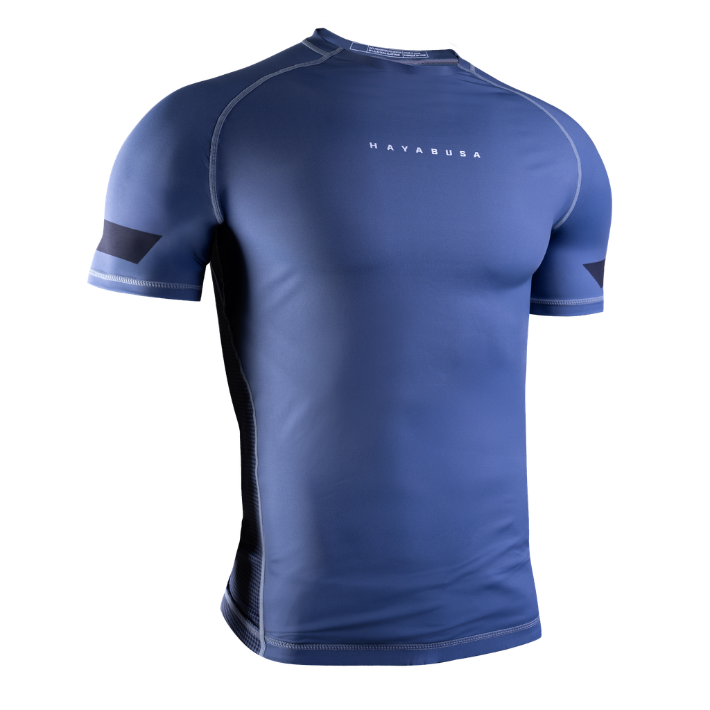 Hayabusa Core Kurzarm Rashguard für Herren - Blau