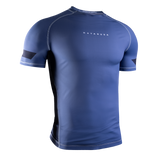 Hayabusa Core Kurzarm Rashguard für Herren - Blau