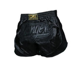 Danger Muay Thai Shorts High Raise - Satin - schwarz