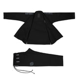 Sanabul Essential Leichtgewicht Brasilianisches Jiu Jitsu Gi - Vorverkleinert Baumwolle - IBJJF genehmigt - Schwarz