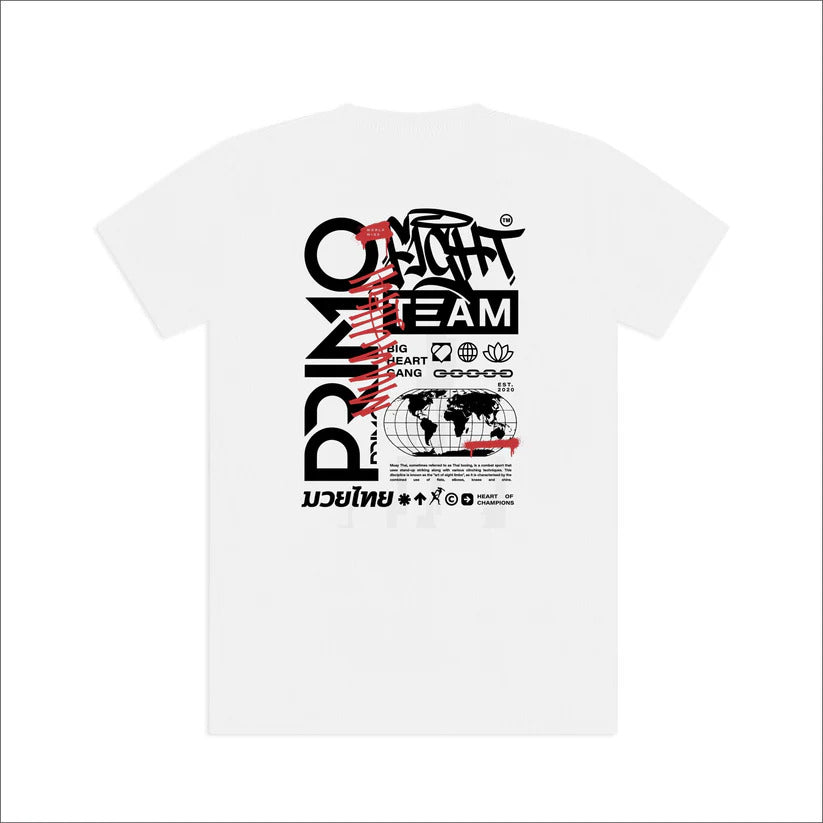 Primo Fight Team T-Shirt - weiß