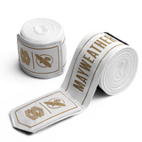 Hayabusa Mayweather Stretch Handwraps - Weiß/Gold - 4,5 Meter