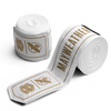 Hayabusa Mayweather Stretch Handwraps - Weiß/Gold - 4,5 Meter