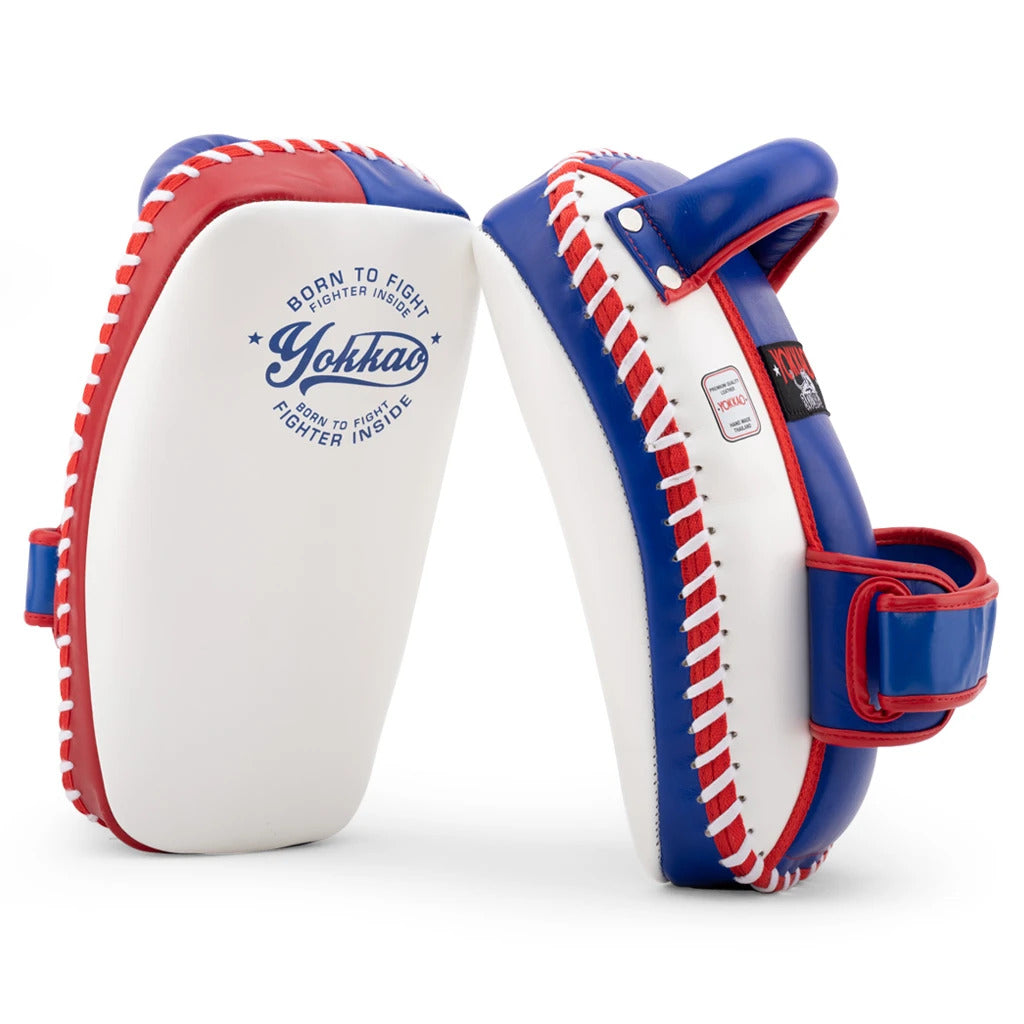 Yokkao Free Style Kicking Pads - Leder - Thai Flag