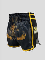 SKS Muay Thai Shorts Sakyant “Tiger” - Schwarz / Gold
