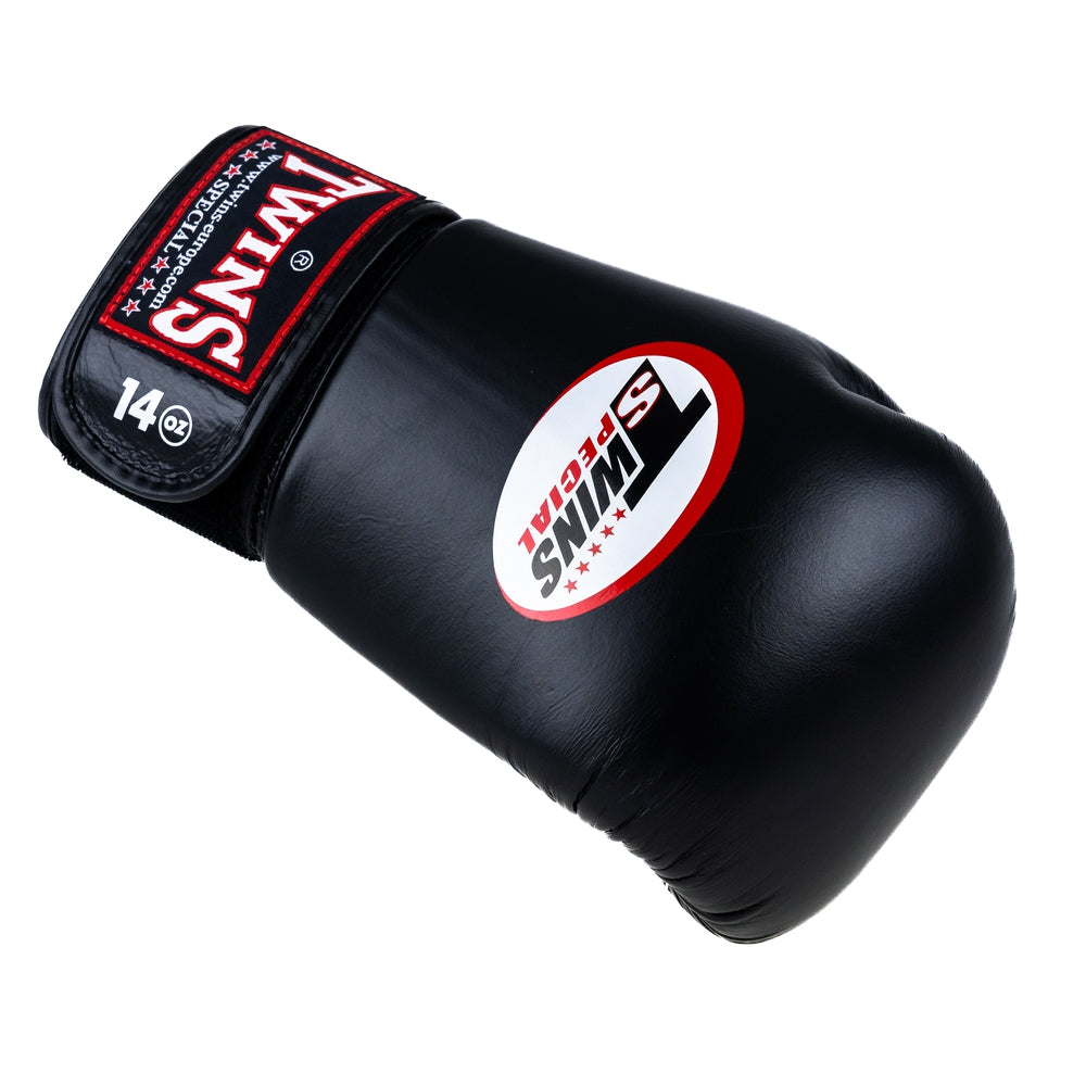Twins Special BGN 1 Boxhandschuhe - Echt Leder - Schwarz