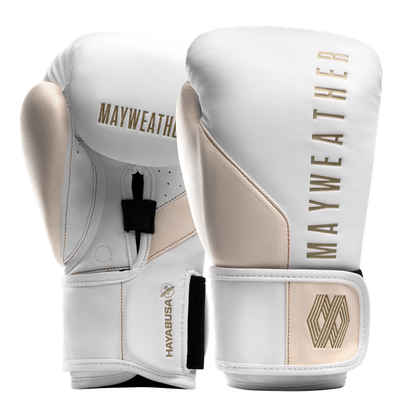 Hayabusa Mayweather Champ Boxhandschuhe - Weiß/Gold