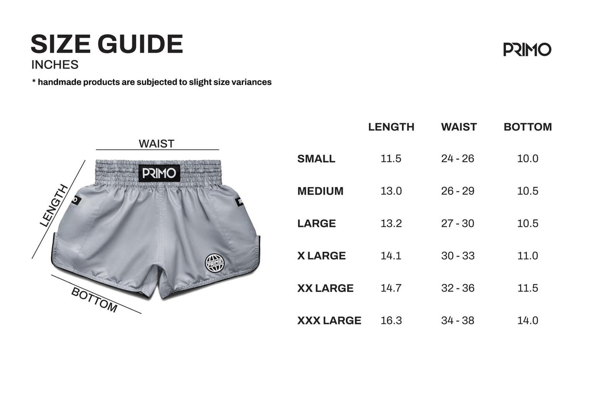 Primo Muay Thai Shorts - Alta Series - Creme