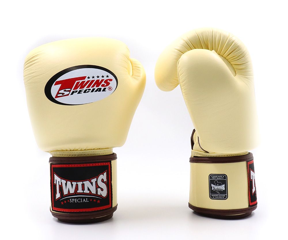 Twins Special BGVL 3 Boxhandschuhe - Echtes Leder - Vanille