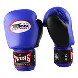 Twins Special BGVL 3 Boxhandschuhe - Echtes Leder - Blau / Schwarz