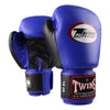 Twins Special BGVL 3 Boxhandschuhe - Echtes Leder - Blau / Schwarz