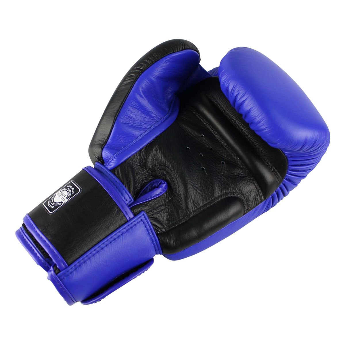 Twins Special BGVL 3 Boxhandschuhe - Echtes Leder - Blau / Schwarz