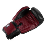 Twins Special BGVL 3 Boxhandschuhe - Echt Leder - Schwarz / Weinrot