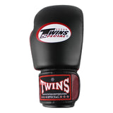 Twins Special BGVL 3 Boxhandschuhe - Echt Leder - Schwarz / Weinrot