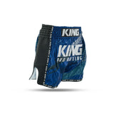 King Pro Boxing Storm 4 Muay Thai Shorts - blau
