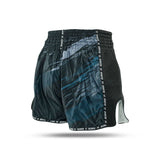 King Pro Boxing Storm 1 Muay Thai Shorts - schwarz/dunkelblau