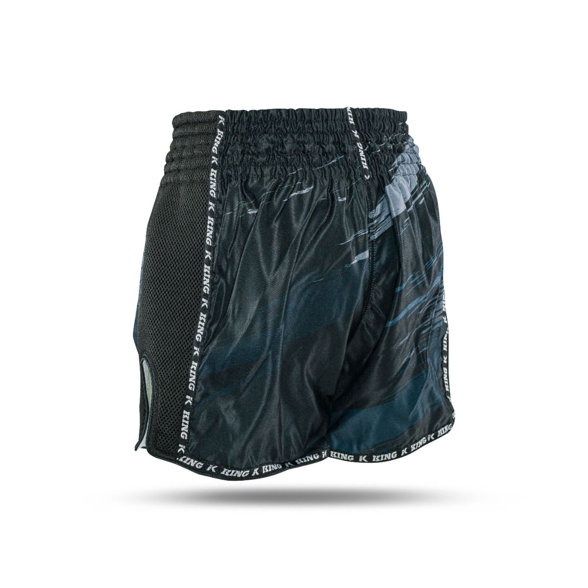 King Pro Boxing Storm 1 Muay Thai Shorts - schwarz/dunkelblau