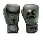 King Pro Boxing Boxhandschuhe - BGVL 3 - Olivgrün