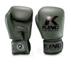 King Pro Boxing Boxhandschuhe - BGVL 3 - Olivgrün