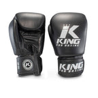 King Pro Boxing Boxhandschuhe - BGVL 3 - Schwarz / Weiß