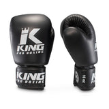 King Pro Boxing Boxhandschuhe - BGVL 3 - Schwarz / Weiß