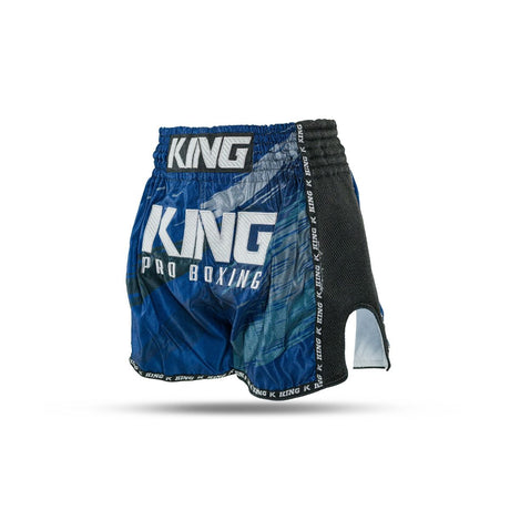 King Pro Boxing Storm 4 Muay Thai Shorts - blau