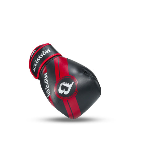 Booster Pro Range BGL V3 Boxhandschuhe - Echt Leder - Foil - schwarz/rot