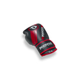 Booster Pro Range BGL V3 Boxhandschuhe - Echt Leder - Foil - schwarz/rot