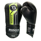 Booster Pro Range BGL V9 Boxhandschuhe - Echt Leder - schwarz/gelb