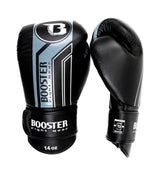 Booster Pro Range BGL V9 Boxhandschuhe - Echt Leder - schwarz/grau