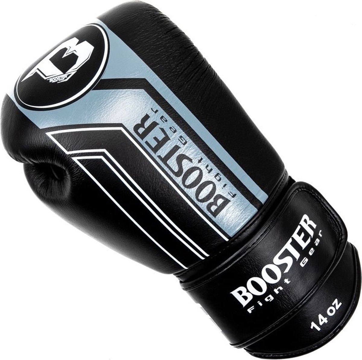 Booster Pro Range BGL V9 Boxhandschuhe - Echt Leder - schwarz/grau