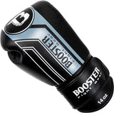 Booster Pro Range BGL V9 Boxhandschuhe - Echt Leder - schwarz/grau