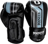 Booster Pro Range BGL V9 Boxhandschuhe - Echt Leder - schwarz/grau