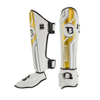 Booster Pro Range BSG V9 Schienbeinschoner - Weiß / Gold