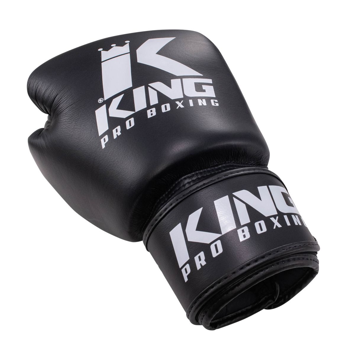 King Pro Boxing Boxhandschuhe - BGVL 3 - Schwarz / Weiß