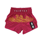 Fairtex BS1910 Muay Thai Shorts - Golden River - rot