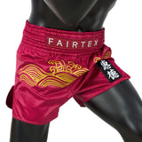 Fairtex BS1910 Muay Thai Shorts - Golden River - rot