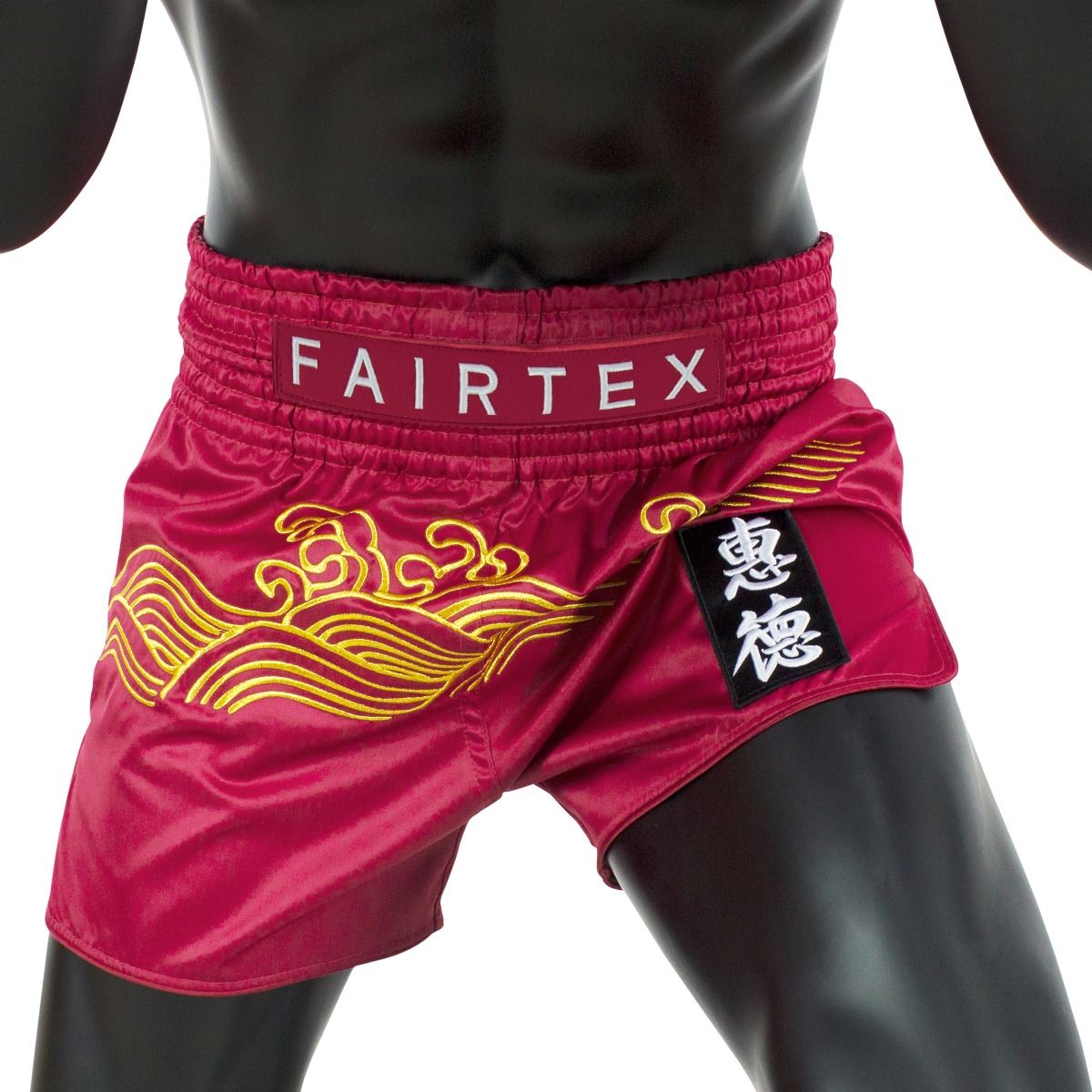 Fairtex BS1910 Muay Thai Shorts - Golden River - rot