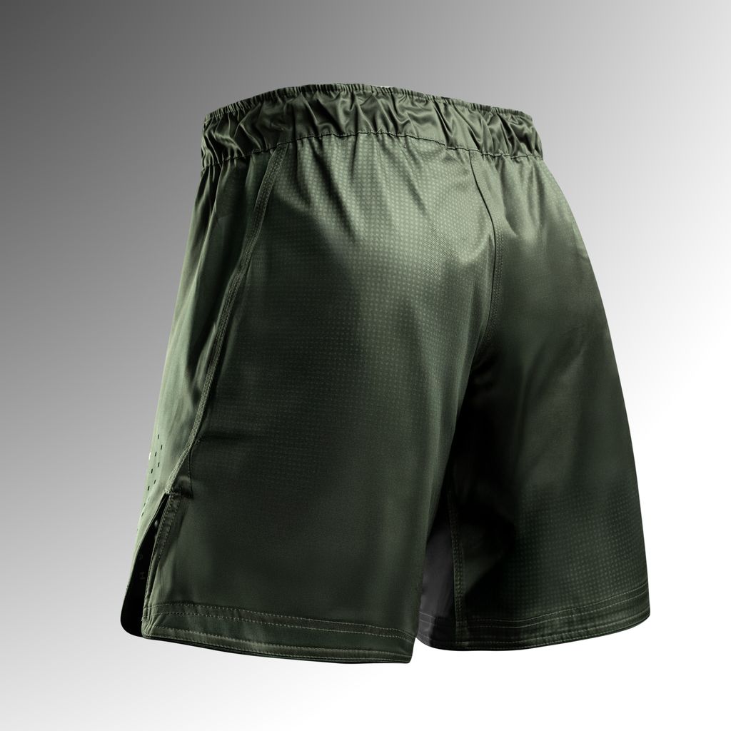 Hayabusa Core Fight Shorts für Herren - Vollständig - Dunkelgrün