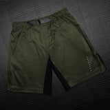 Hayabusa Core Fight Shorts für Herren - Vollständig - Dunkelgrün