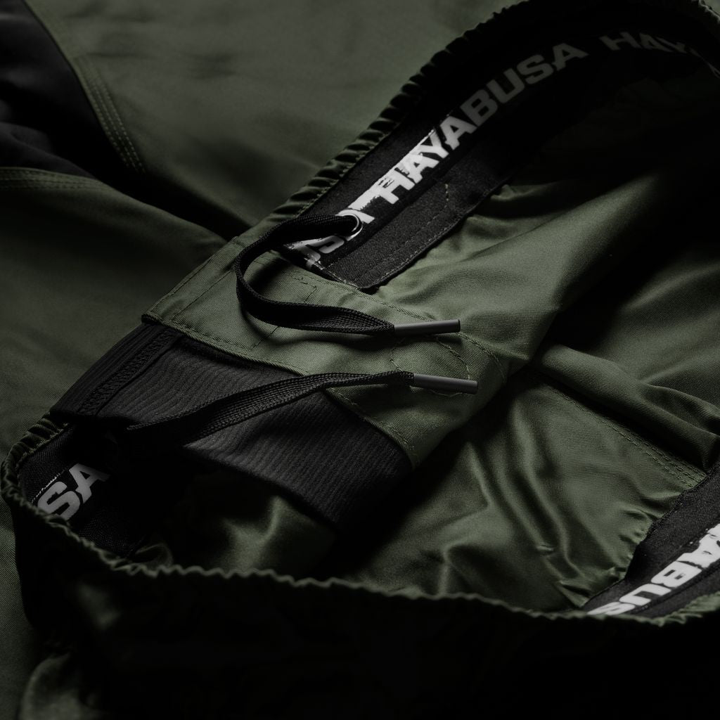 Hayabusa Core Fight Shorts für Herren - Vollständig - Dunkelgrün