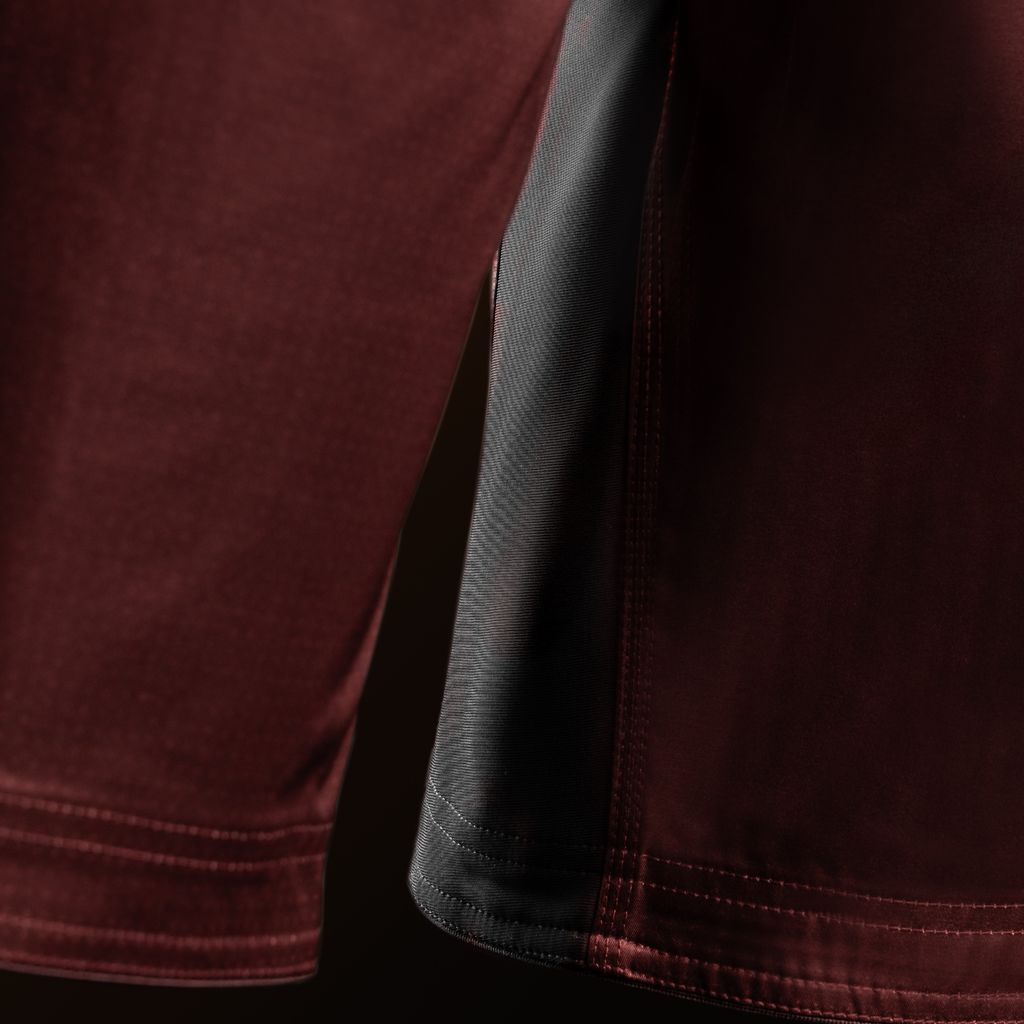 Hayabusa Core Fight Shorts für Herren - Vollständig - Dunkelrot