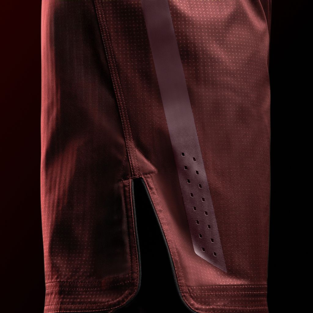 Hayabusa Core Fight Shorts für Herren - Vollständig - Dunkelrot