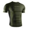 Hayabusa Core Kurzarm Rashguard für Herren - Dunkelgrün