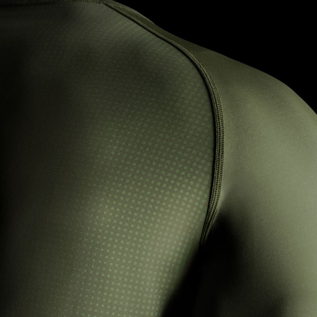Hayabusa Core Kurzarm Rashguard für Herren - Dunkelgrün